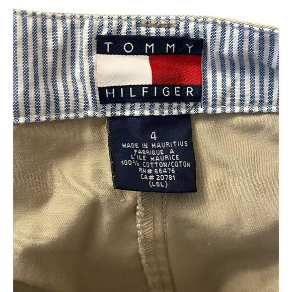 TOMMY HILFILGER Womens Size 4 Khaki Cotton Cargo Chino Shorts NWT MSRP $42 - Picture 3 of 4